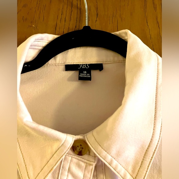 Vintage J.B.S. Size 16 Belted Shirt Dress - Picture 10 of 12